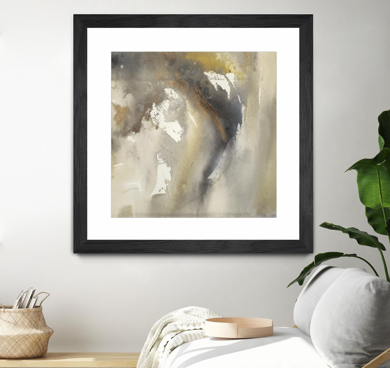 Waves in Motion I by Joyce Combs on GIANT ART - brown abstract