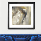 Waves in Motion I by Joyce Combs on GIANT ART - brown abstract