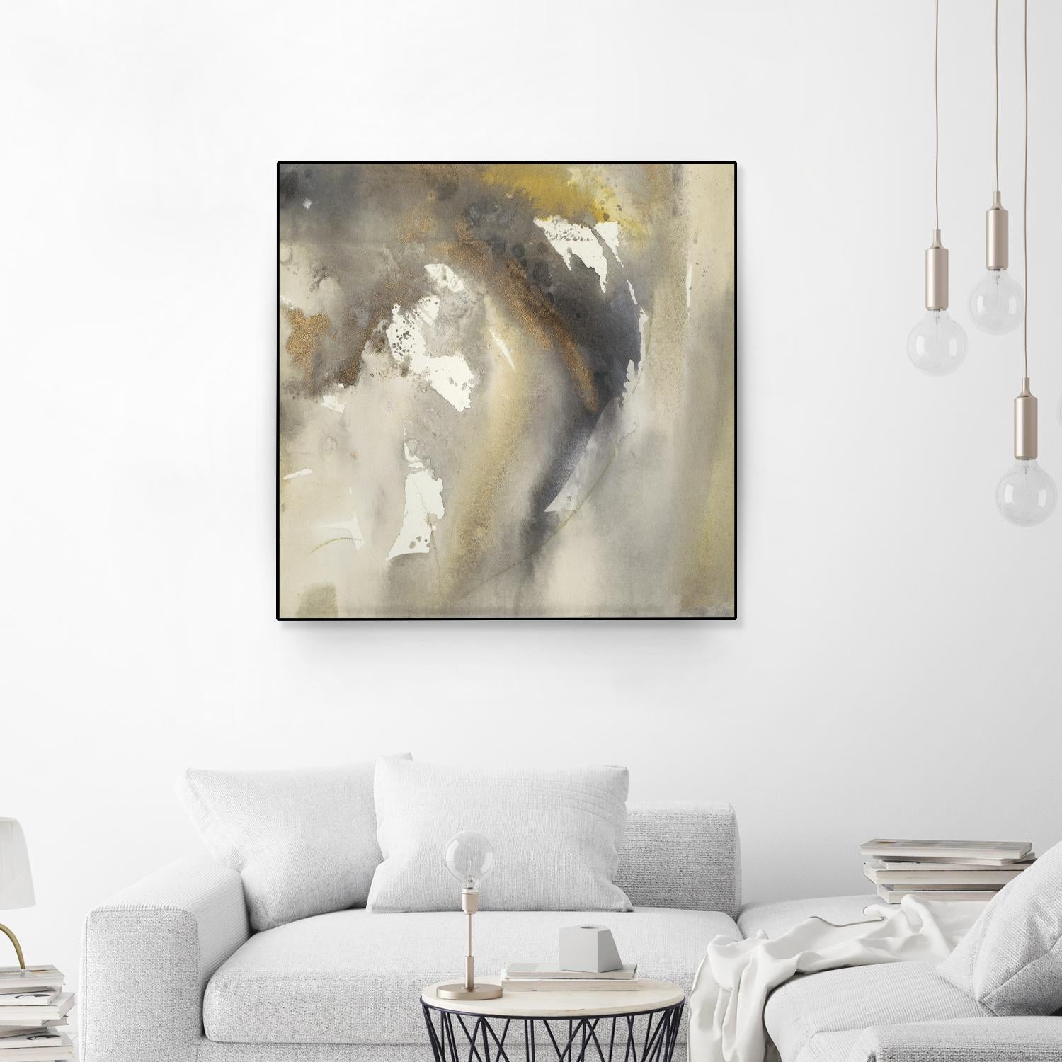 Waves in Motion I by Joyce Combs on GIANT ART - brown abstract