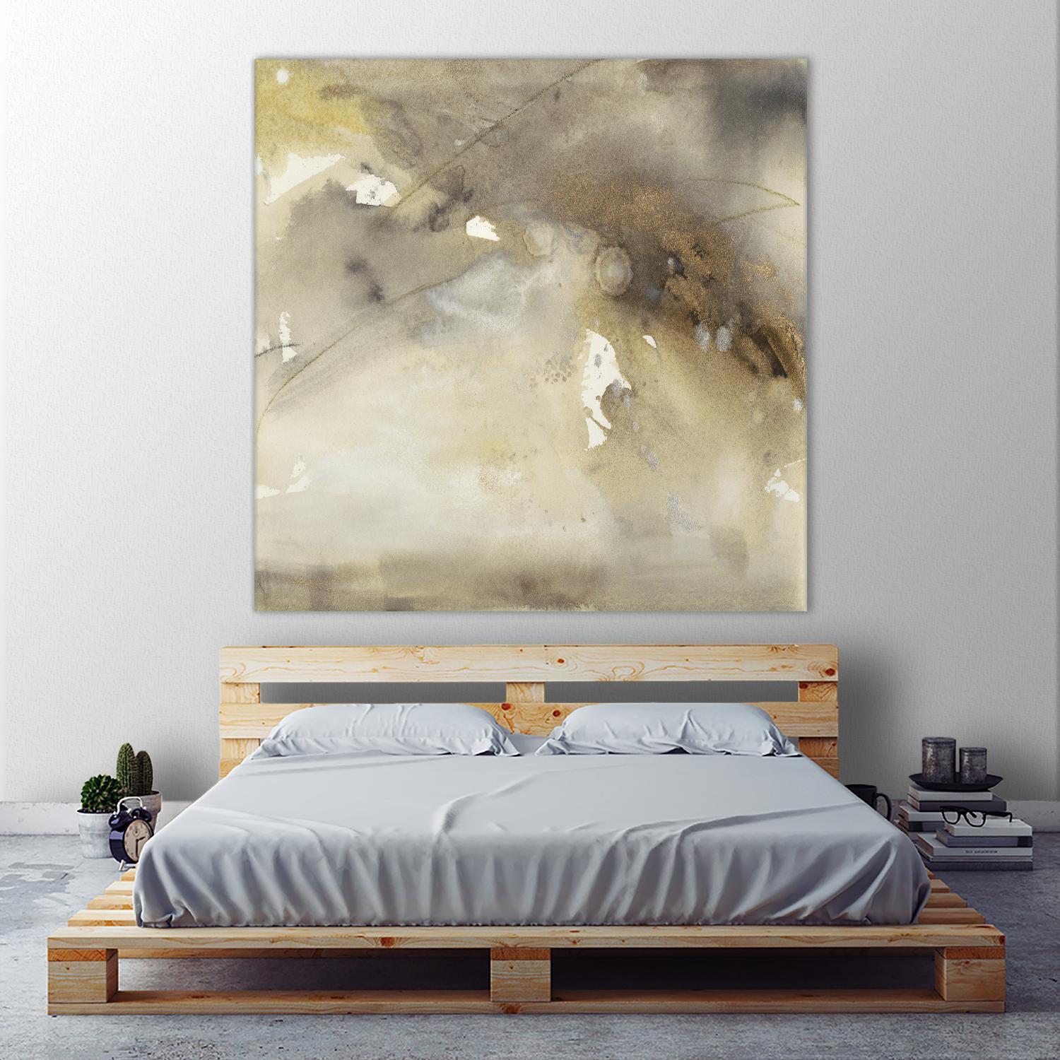 Waves in Motion II by Joyce Combs on GIANT ART - brown abstract
