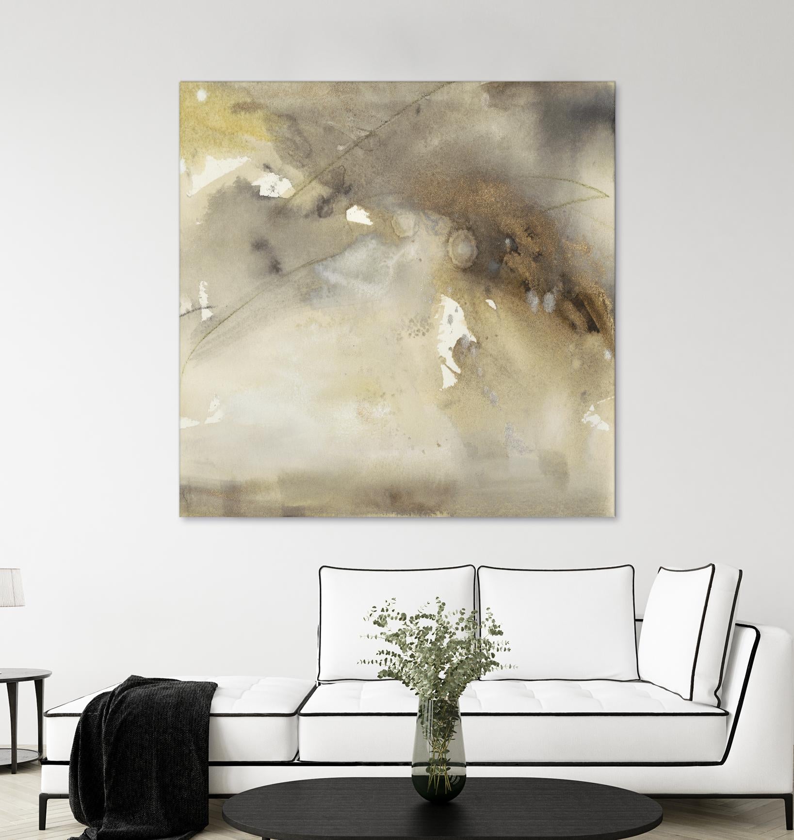 Waves in Motion II by Joyce Combs on GIANT ART - brown abstract