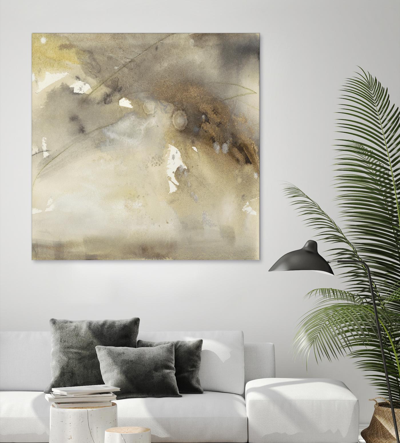 Waves in Motion II by Joyce Combs on GIANT ART - brown abstract