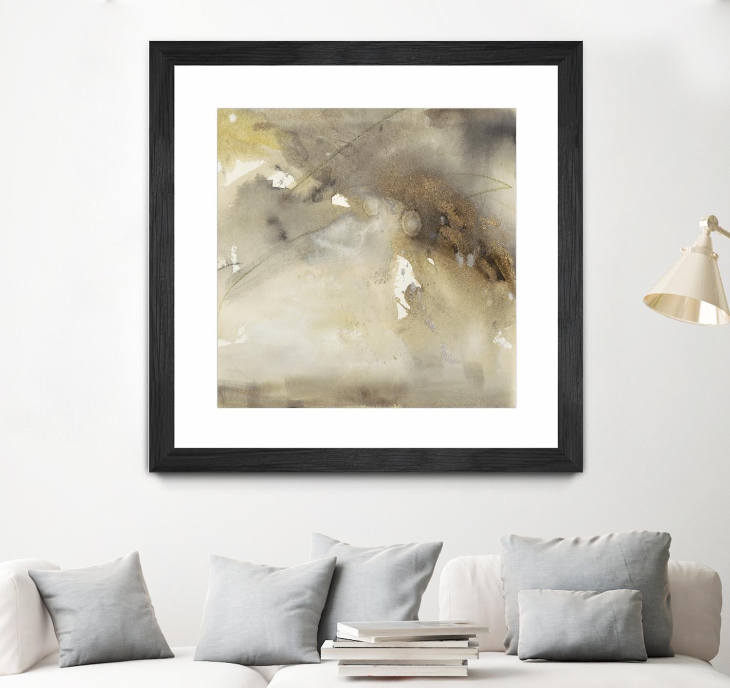 Waves in Motion II by Joyce Combs on GIANT ART - brown abstract