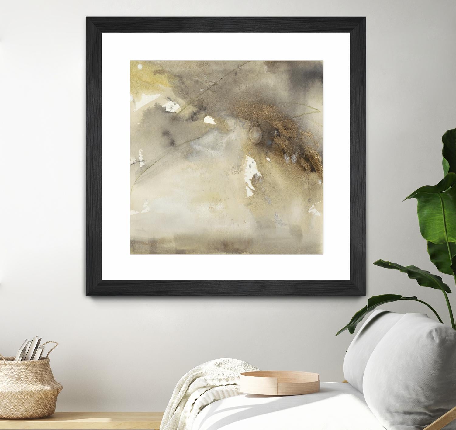 Waves in Motion II by Joyce Combs on GIANT ART - brown abstract