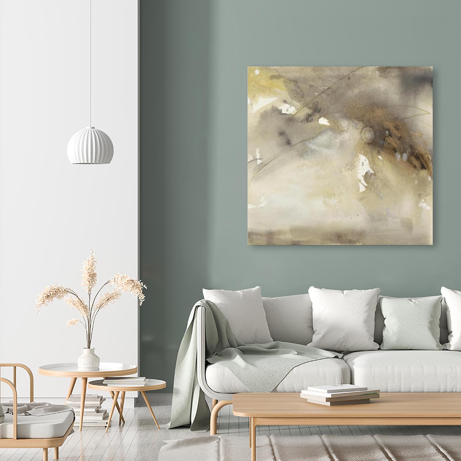 Waves in Motion II by Joyce Combs on GIANT ART - brown abstract