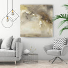 Waves in Motion II by Joyce Combs on GIANT ART - brown abstract