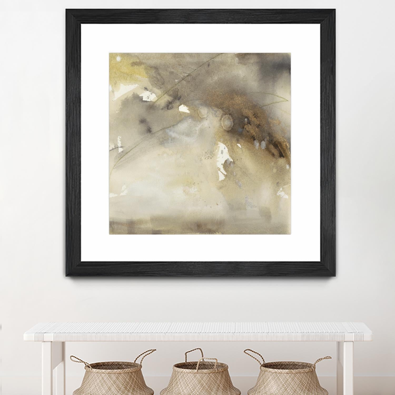 Waves in Motion II by Joyce Combs on GIANT ART - brown abstract