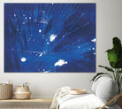 Indigo Burst II by Regina Moore on GIANT ART - blue abstract