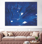Indigo Burst II by Regina Moore on GIANT ART - blue abstract