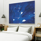 Indigo Burst II by Regina Moore on GIANT ART - blue abstract