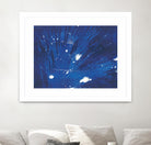 Indigo Burst II by Regina Moore on GIANT ART - blue abstract