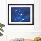 Indigo Burst II by Regina Moore on GIANT ART - blue abstract