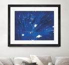 Indigo Burst II by Regina Moore on GIANT ART - blue abstract