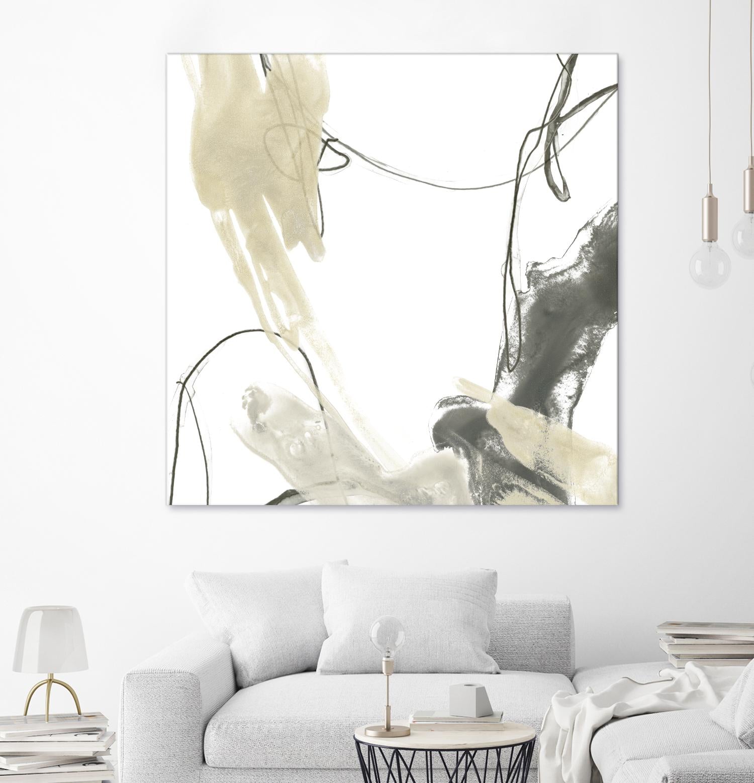 Monochrome Momentum II by June Erica Vess on GIANT ART - abstract