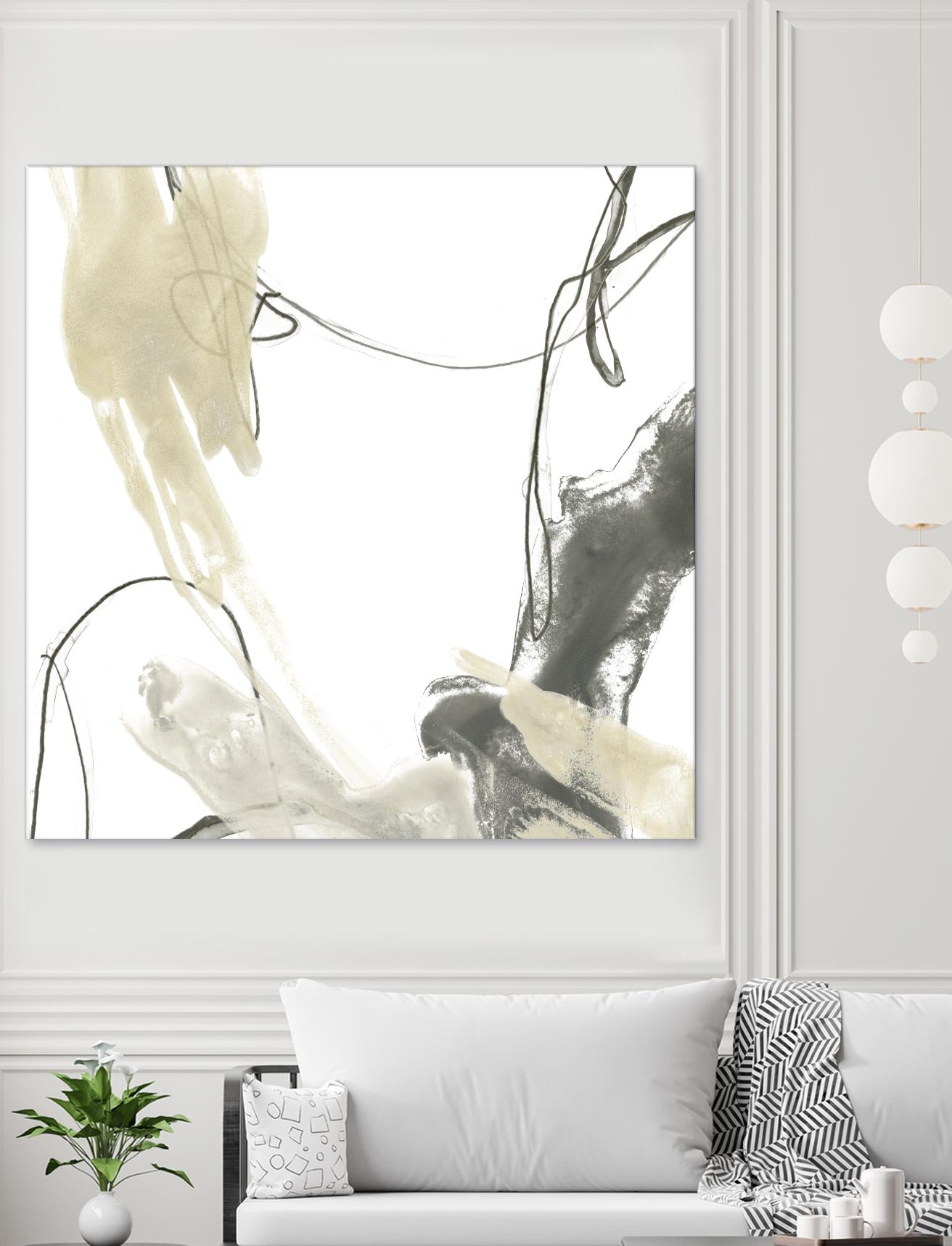 Monochrome Momentum II by June Erica Vess on GIANT ART - abstract