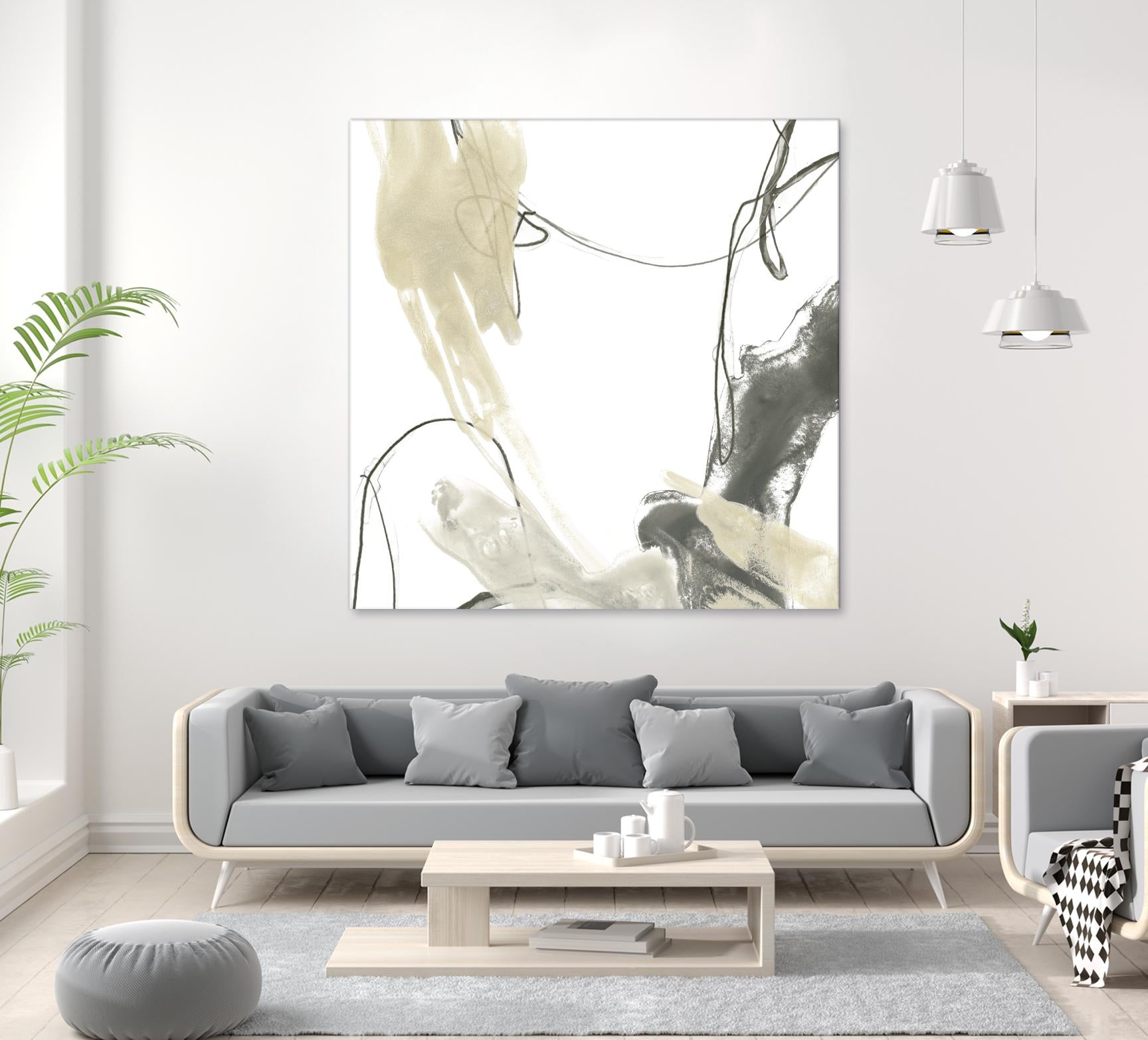 Monochrome Momentum II by June Erica Vess on GIANT ART - abstract