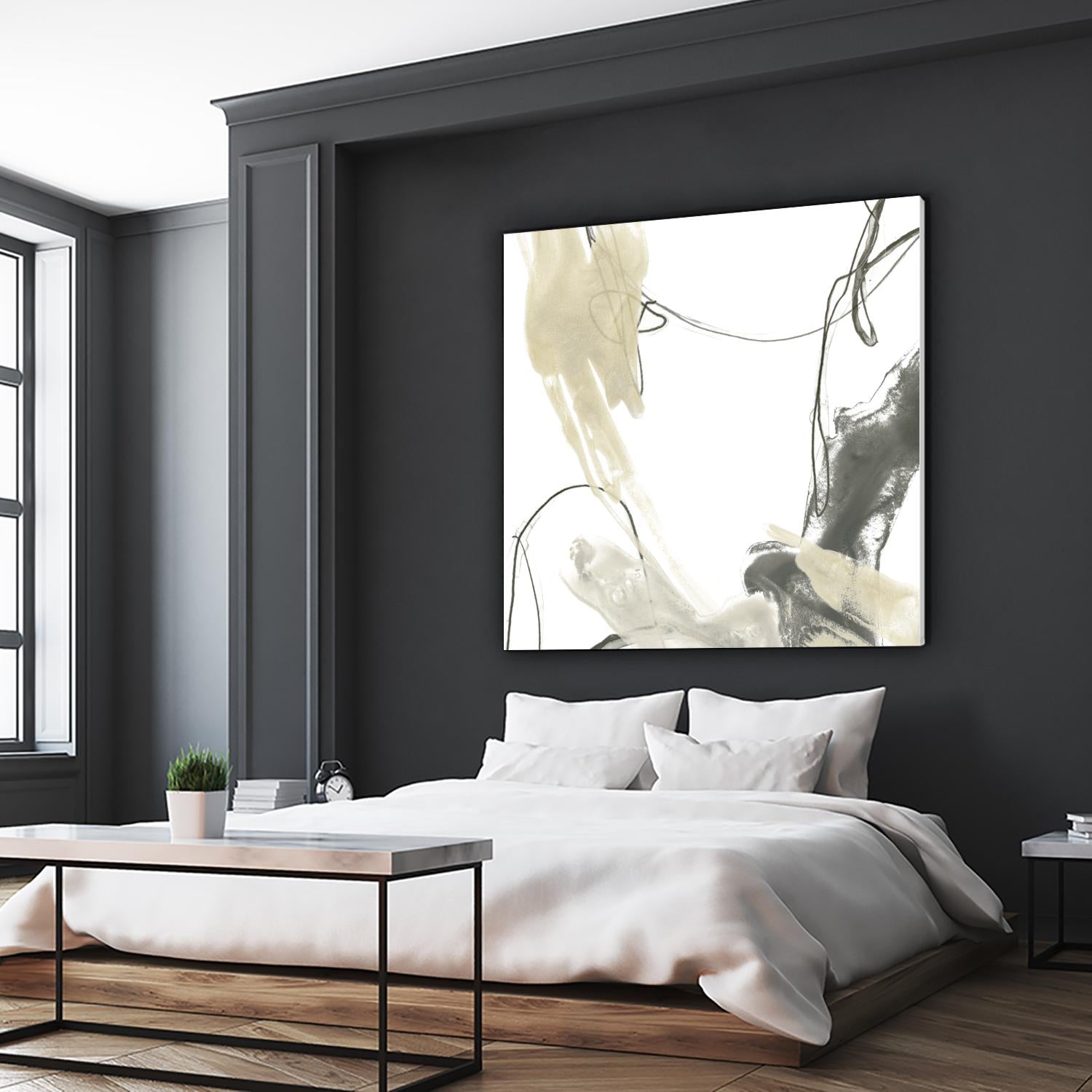 Monochrome Momentum II by June Erica Vess on GIANT ART - abstract