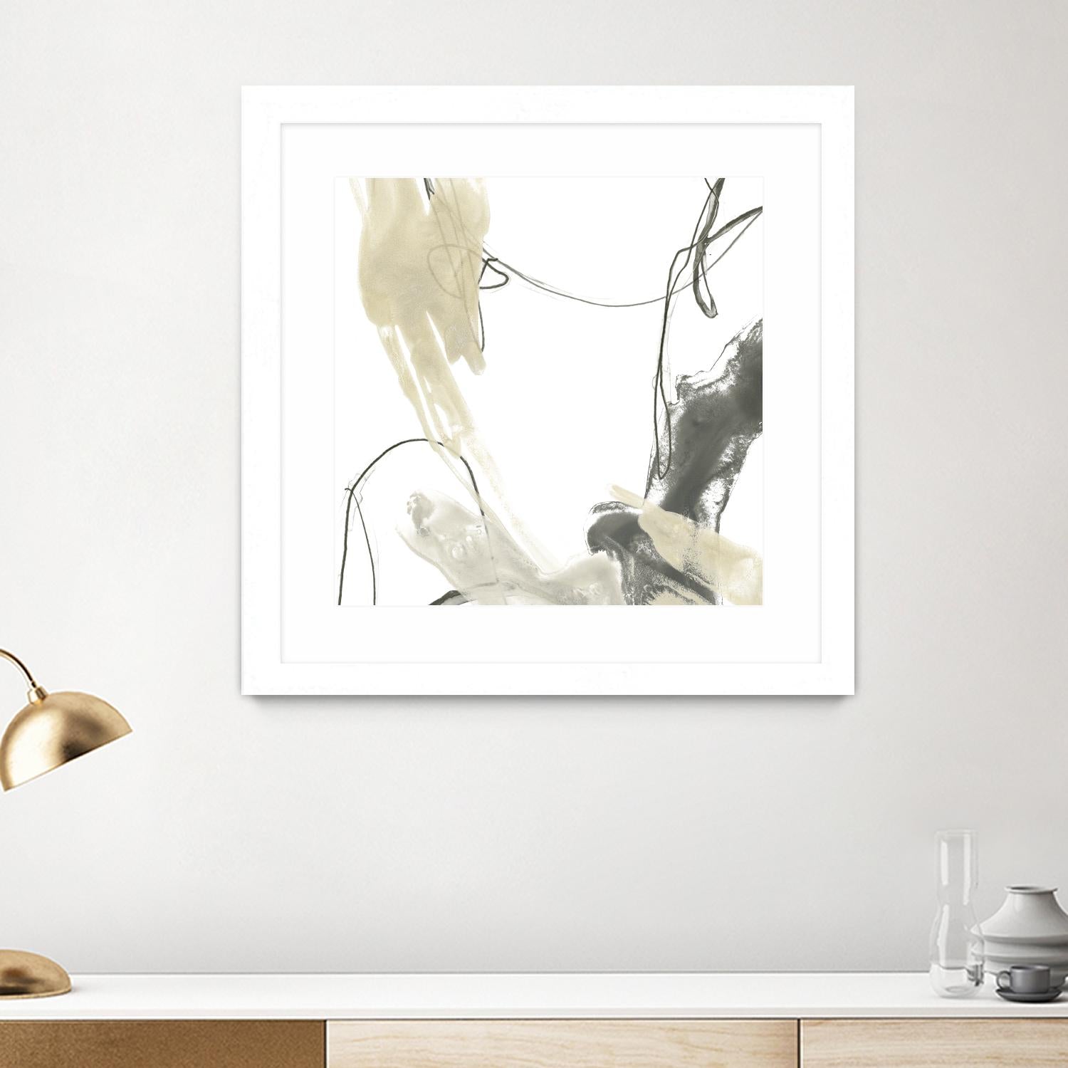 Monochrome Momentum II by June Erica Vess on GIANT ART - abstract