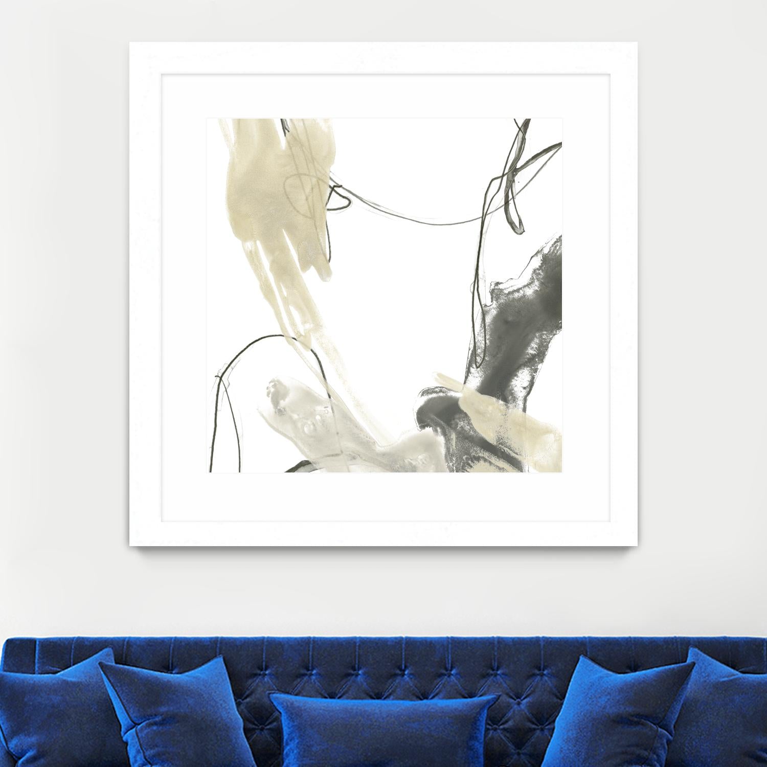 Monochrome Momentum II by June Erica Vess on GIANT ART - abstract