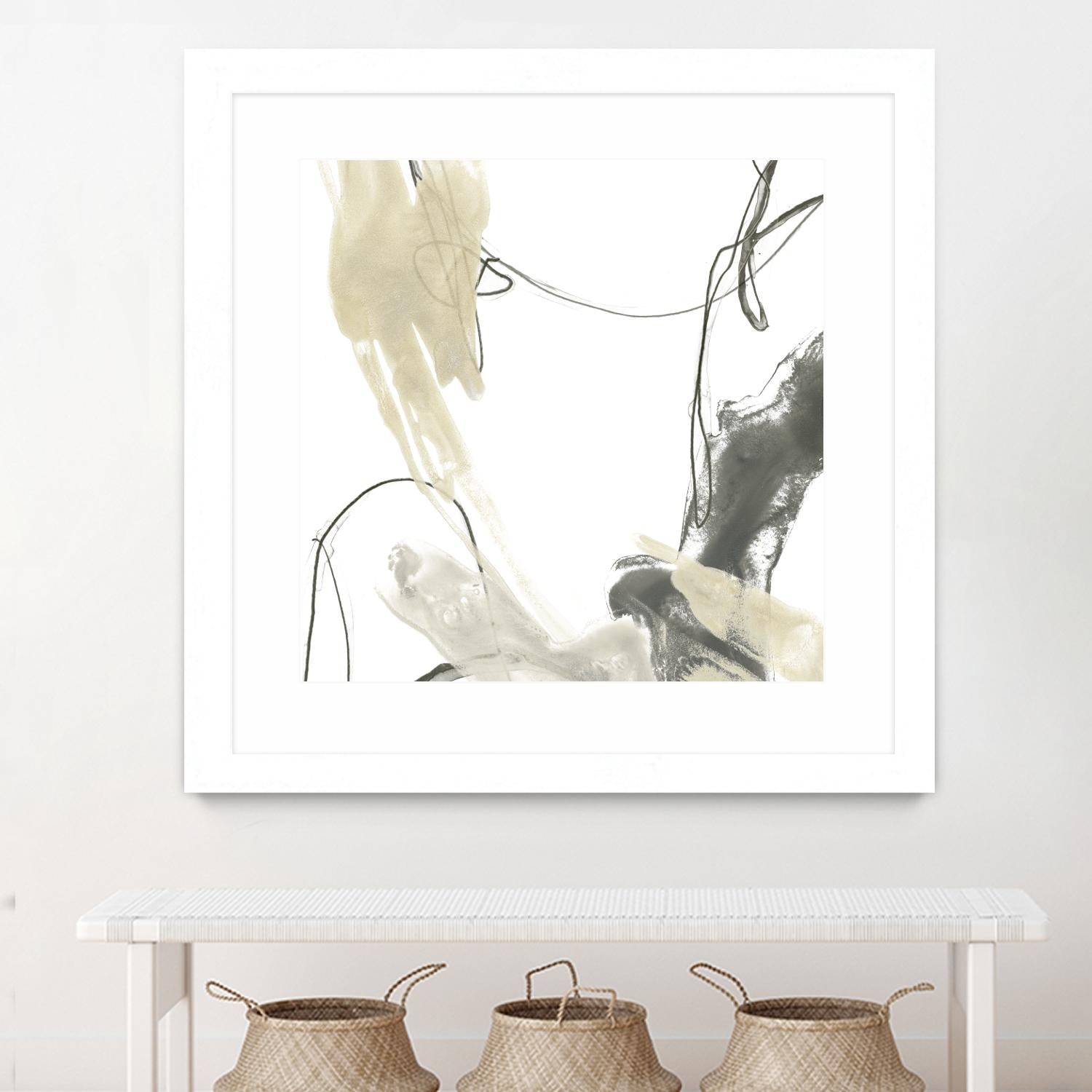 Monochrome Momentum II by June Erica Vess on GIANT ART - abstract