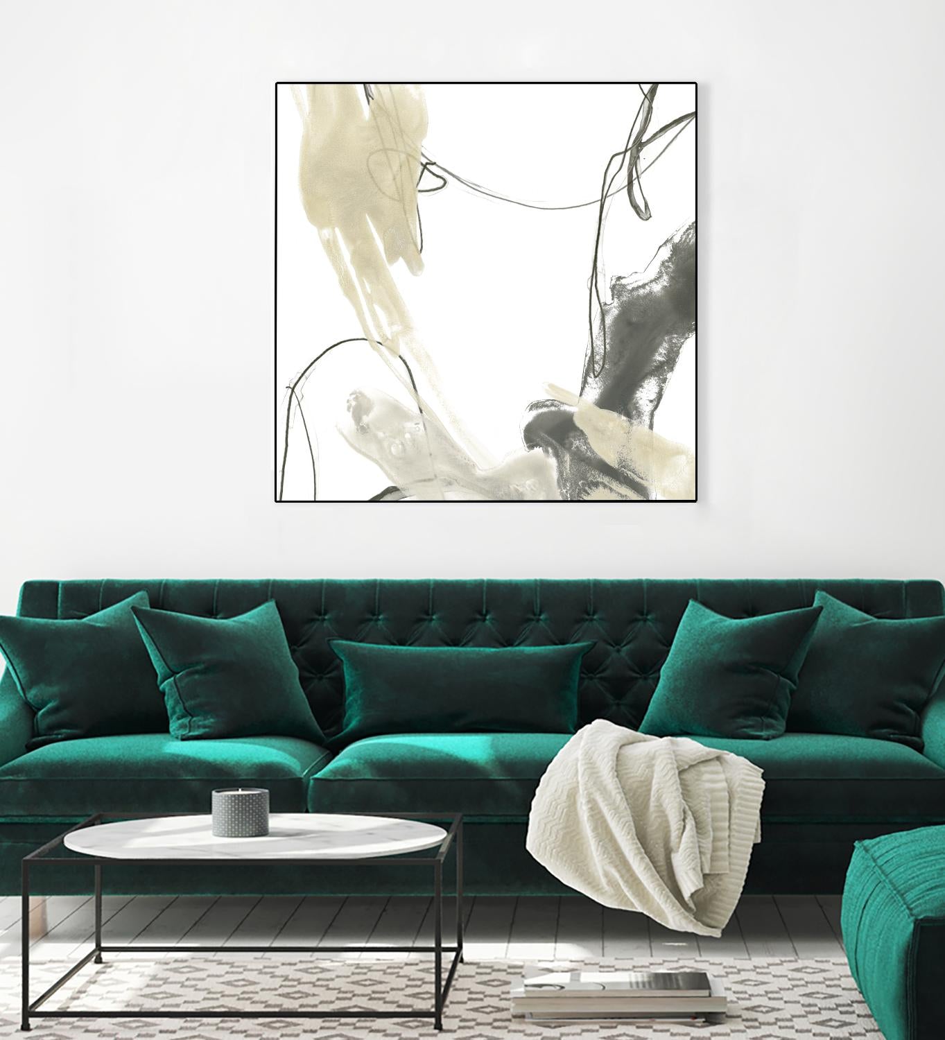 Monochrome Momentum II by June Erica Vess on GIANT ART - abstract