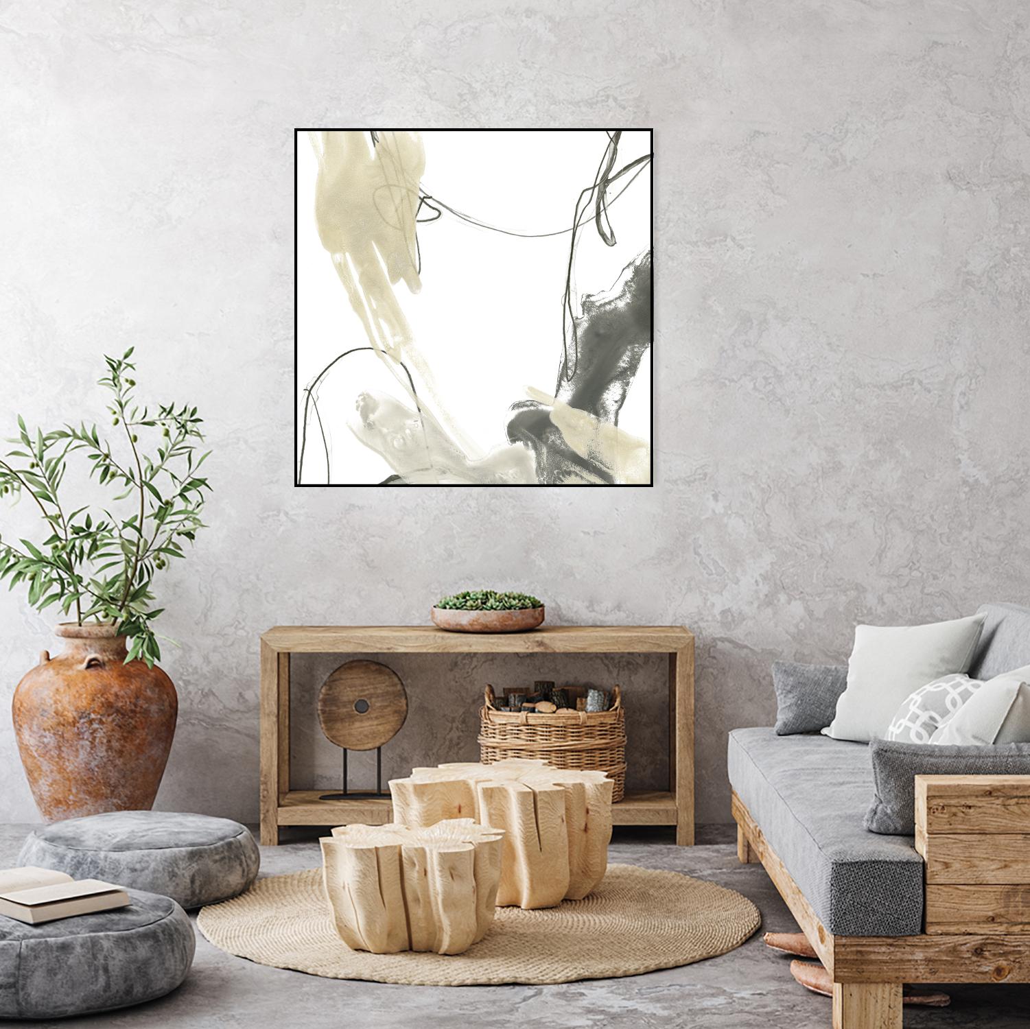 Monochrome Momentum II by June Erica Vess on GIANT ART - abstract