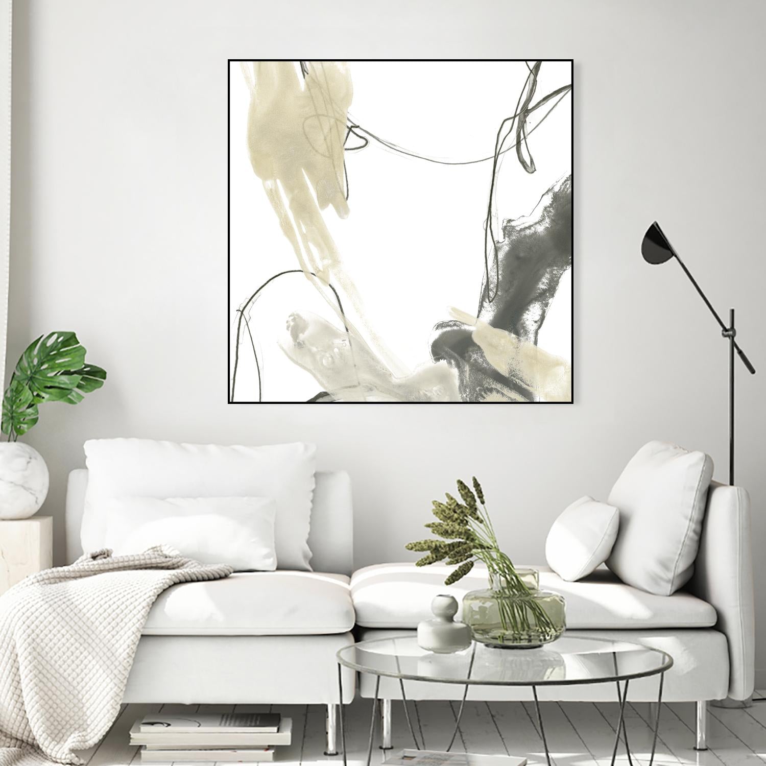 Monochrome Momentum II by June Erica Vess on GIANT ART - abstract