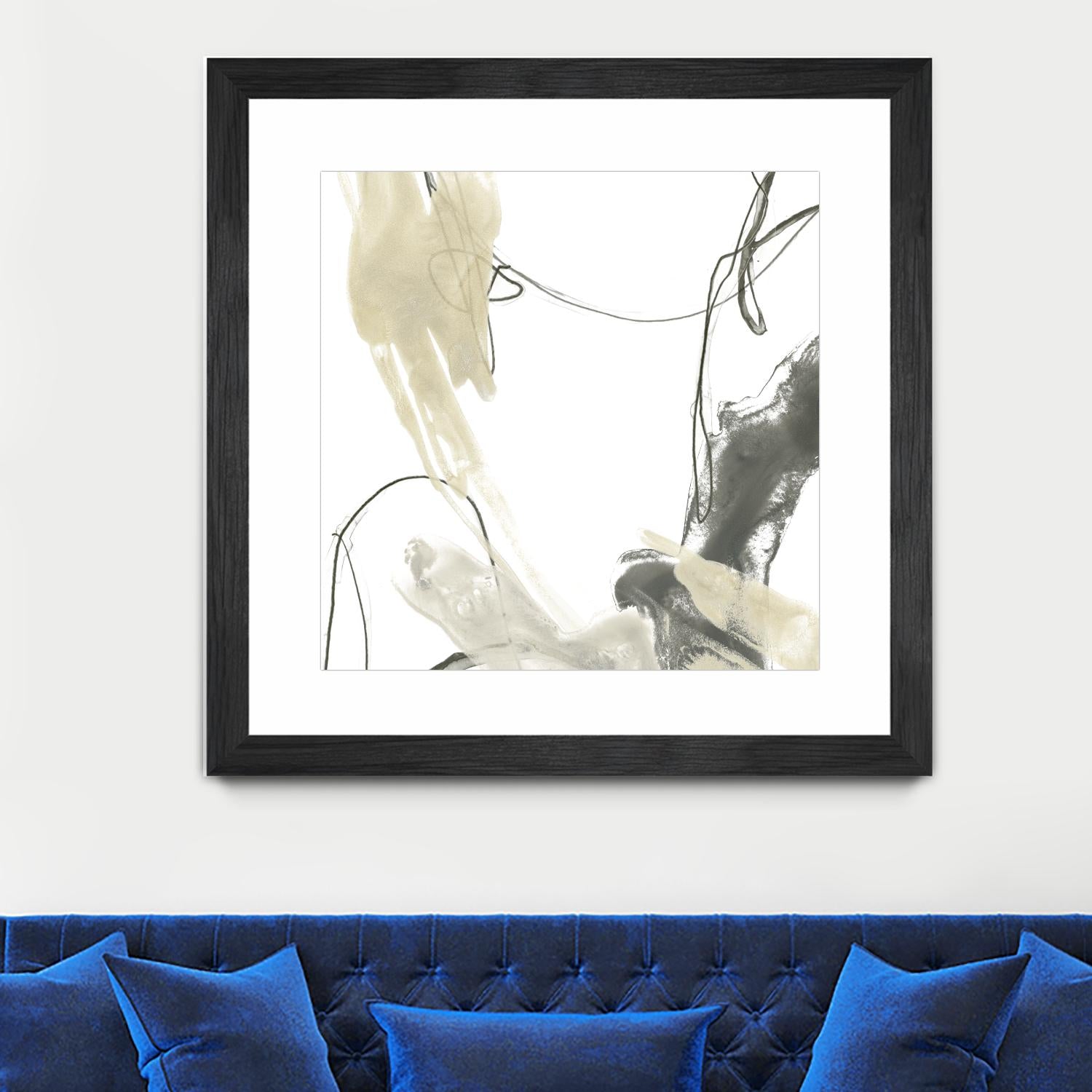 Monochrome Momentum II by June Erica Vess on GIANT ART - abstract