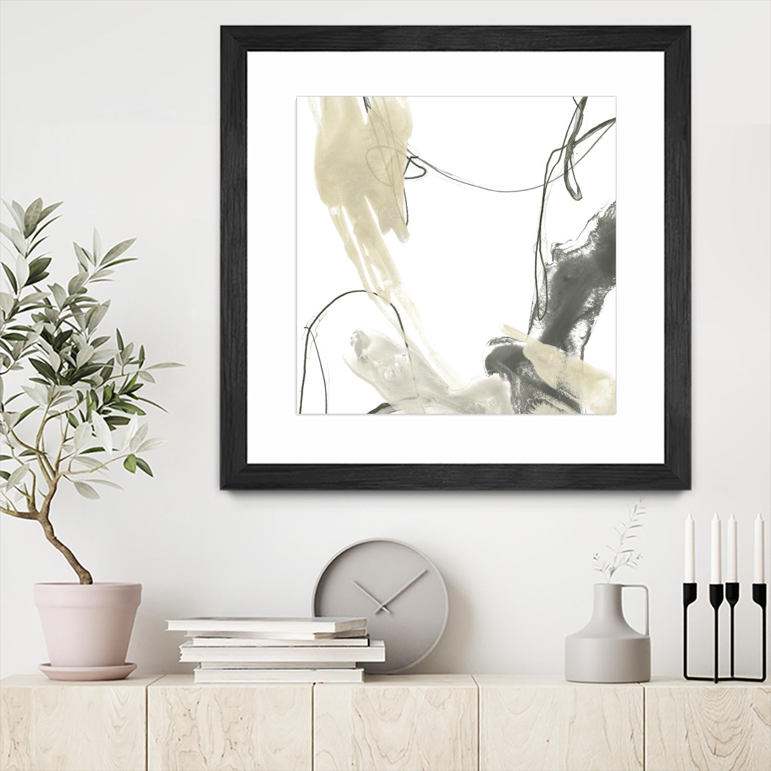 Monochrome Momentum II by June Erica Vess on GIANT ART - abstract