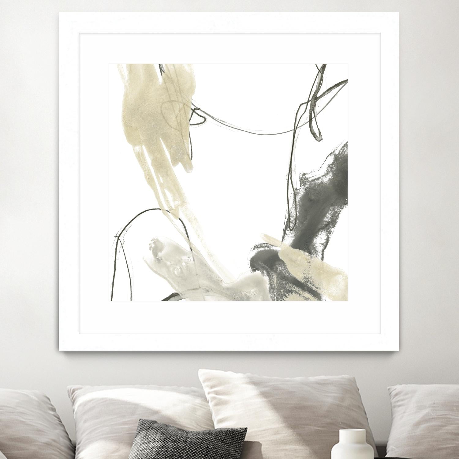 Monochrome Momentum II by June Erica Vess on GIANT ART - abstract