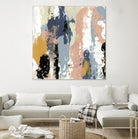 Blueberry Swatches I by Jennifer Goldberger on GIANT ART - abstract