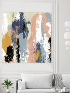 Blueberry Swatches I by Jennifer Goldberger on GIANT ART - abstract