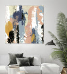 Blueberry Swatches I by Jennifer Goldberger on GIANT ART - abstract