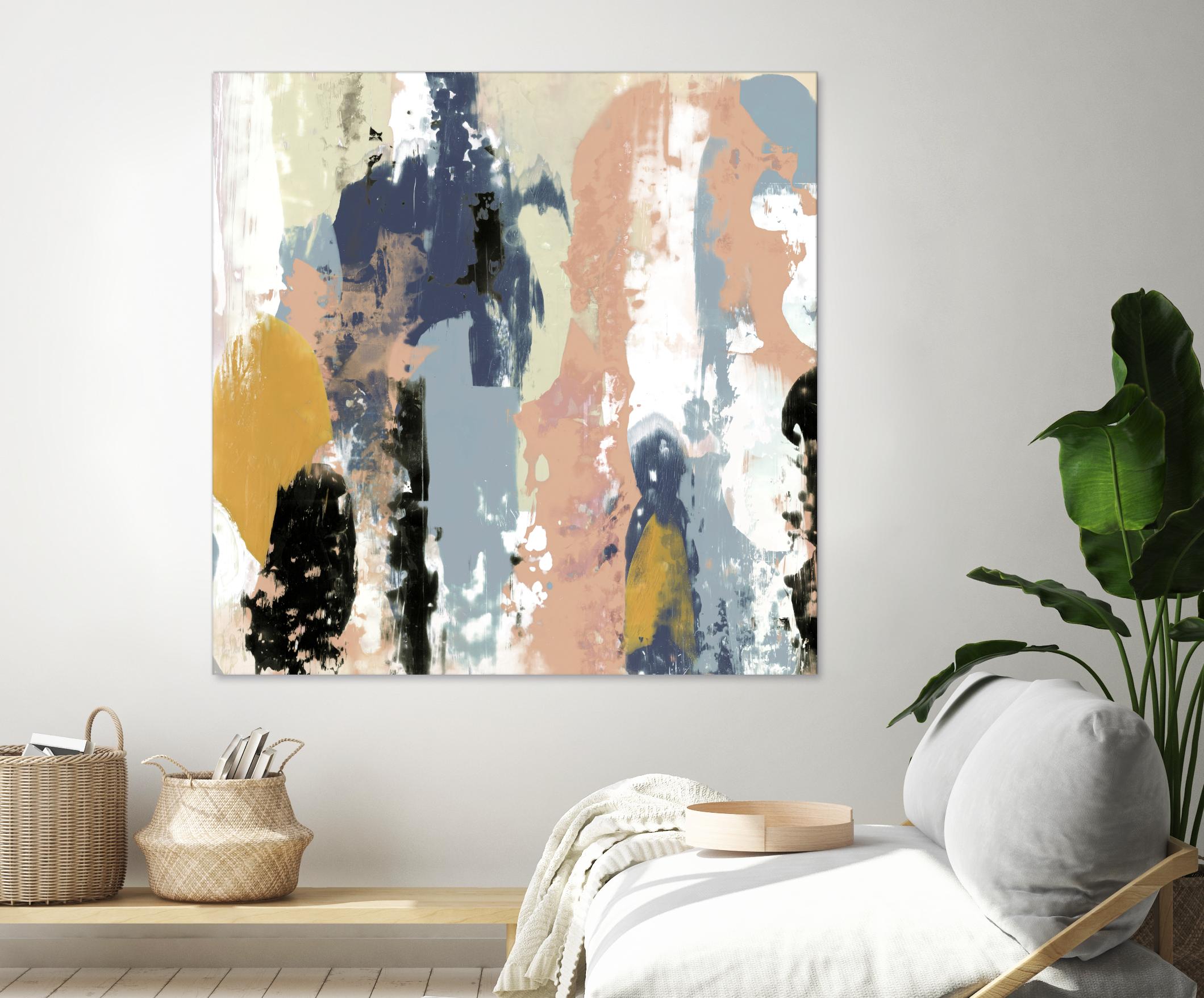 Blueberry Swatches I by Jennifer Goldberger on GIANT ART - abstract