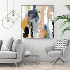 Blueberry Swatches I by Jennifer Goldberger on GIANT ART - abstract