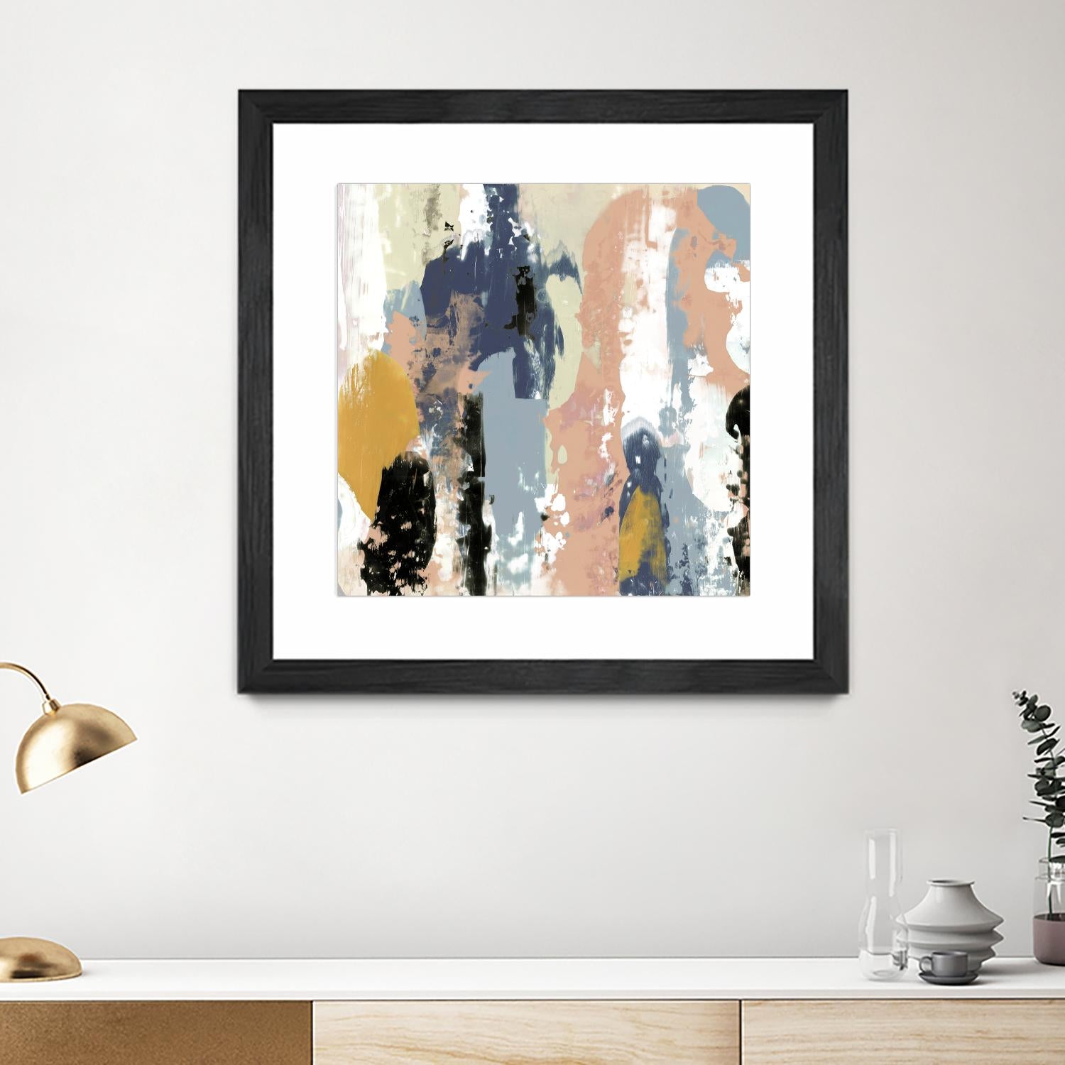 Blueberry Swatches I by Jennifer Goldberger on GIANT ART - abstract