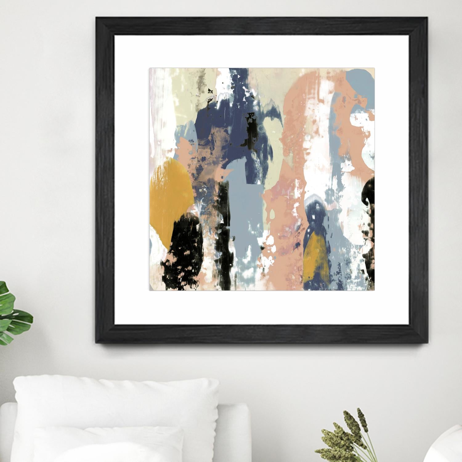 Blueberry Swatches I by Jennifer Goldberger on GIANT ART - abstract