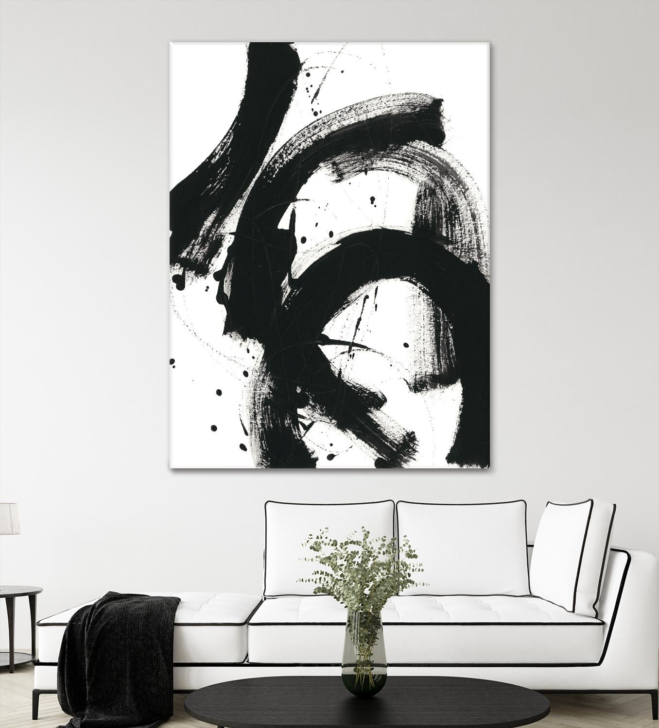 Onyx Gesture II by June Erica Vess on GIANT ART - black abstract