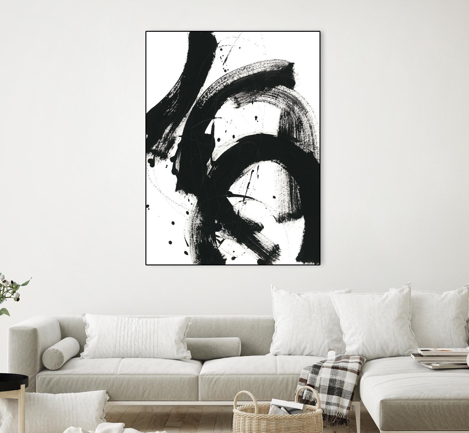 Onyx Gesture II by June Erica Vess on GIANT ART - black abstract