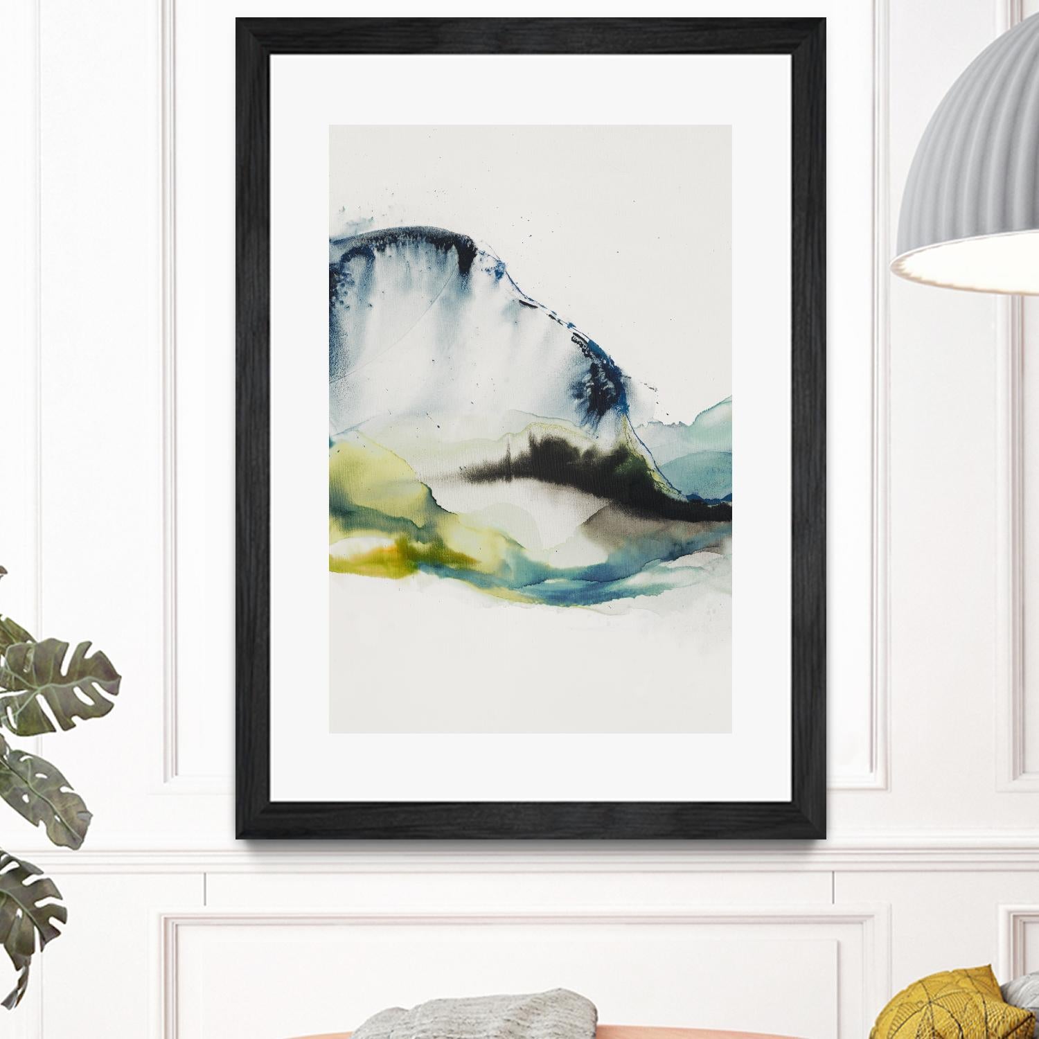 Abstract Terrain III by Sisa Jasper on GIANT ART - blue abstract