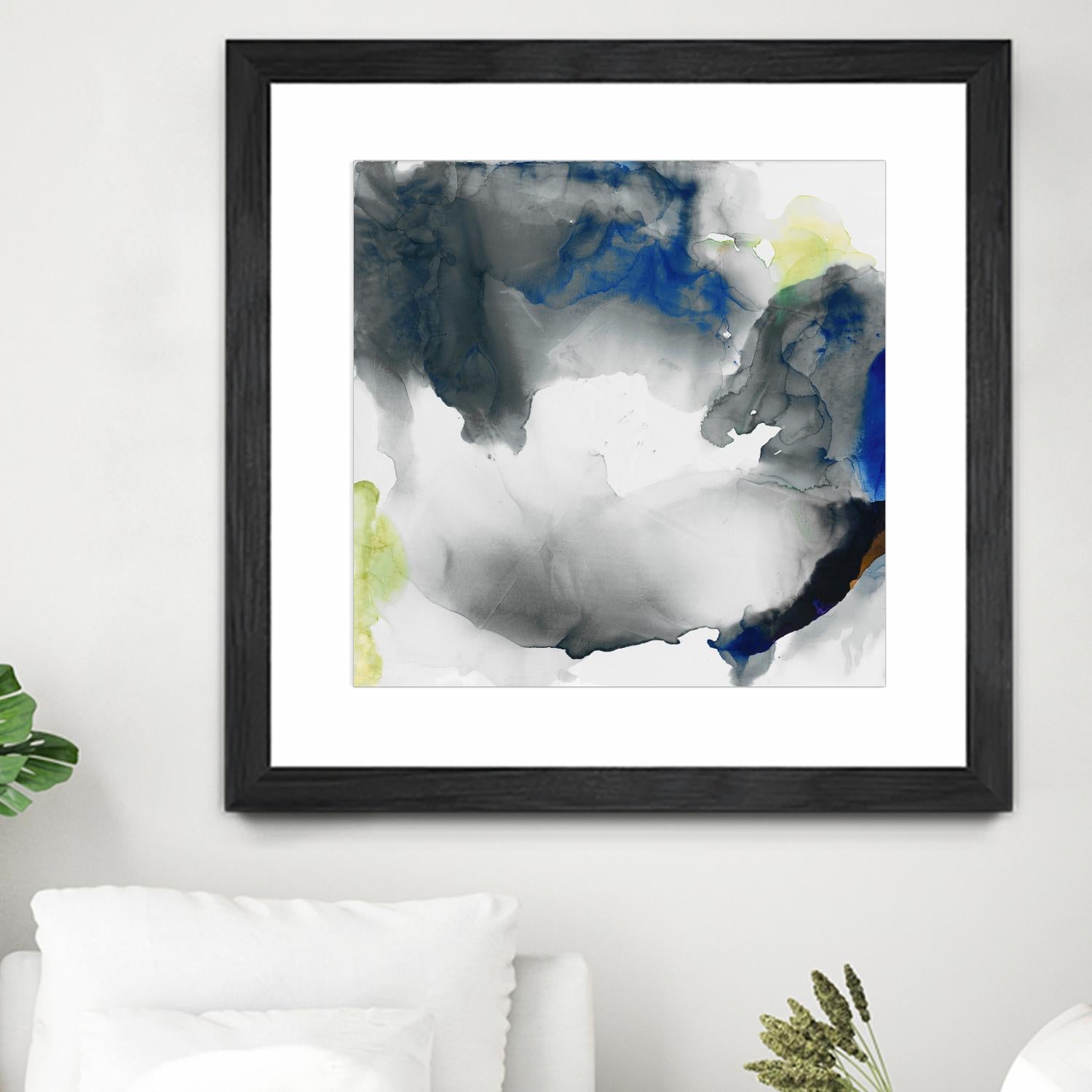 Ephemeral II by Sisa Jasper on GIANT ART - blue abstract