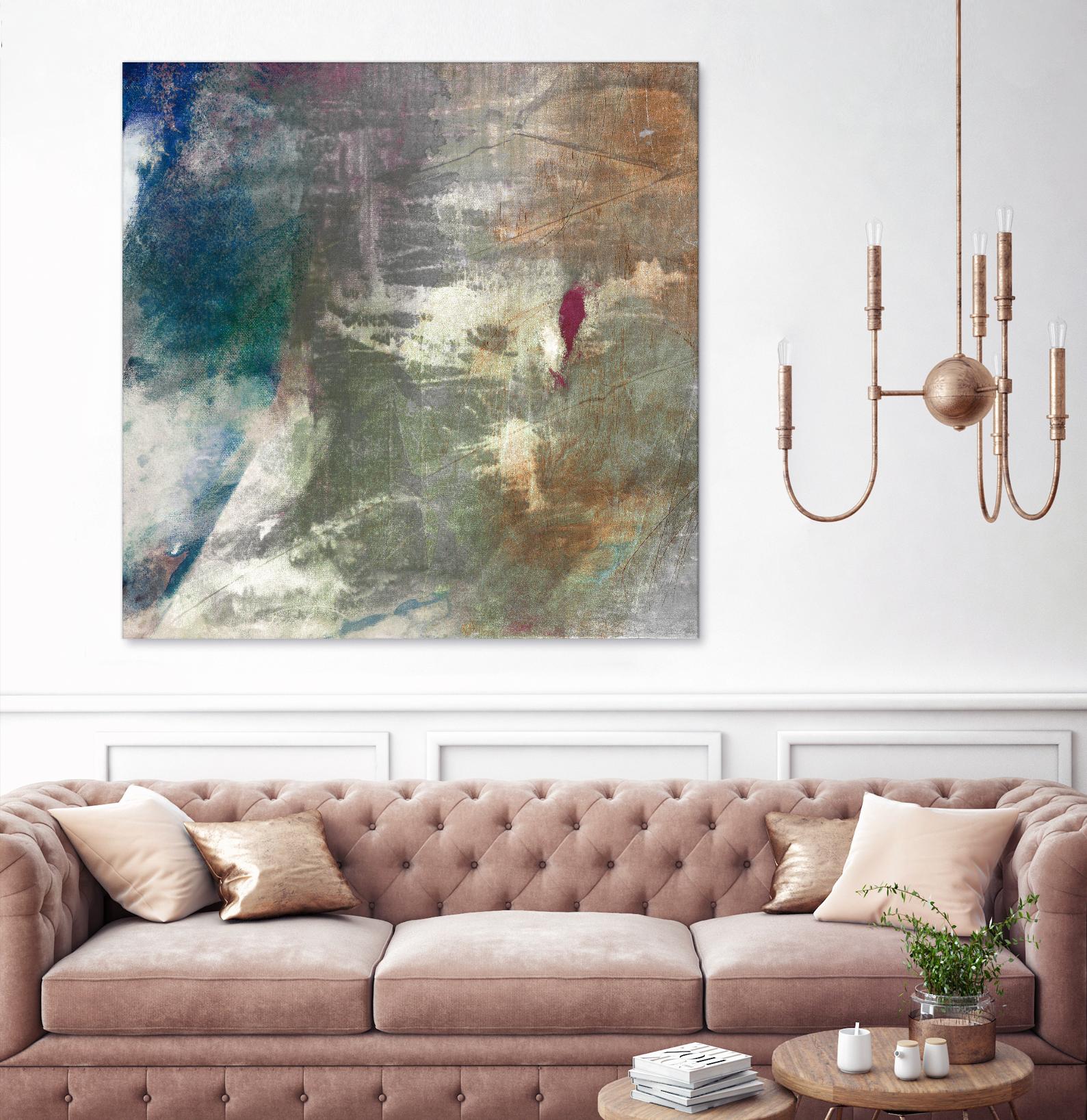 Mod Abstract I by Sisa Jasper on GIANT ART - blue abstract