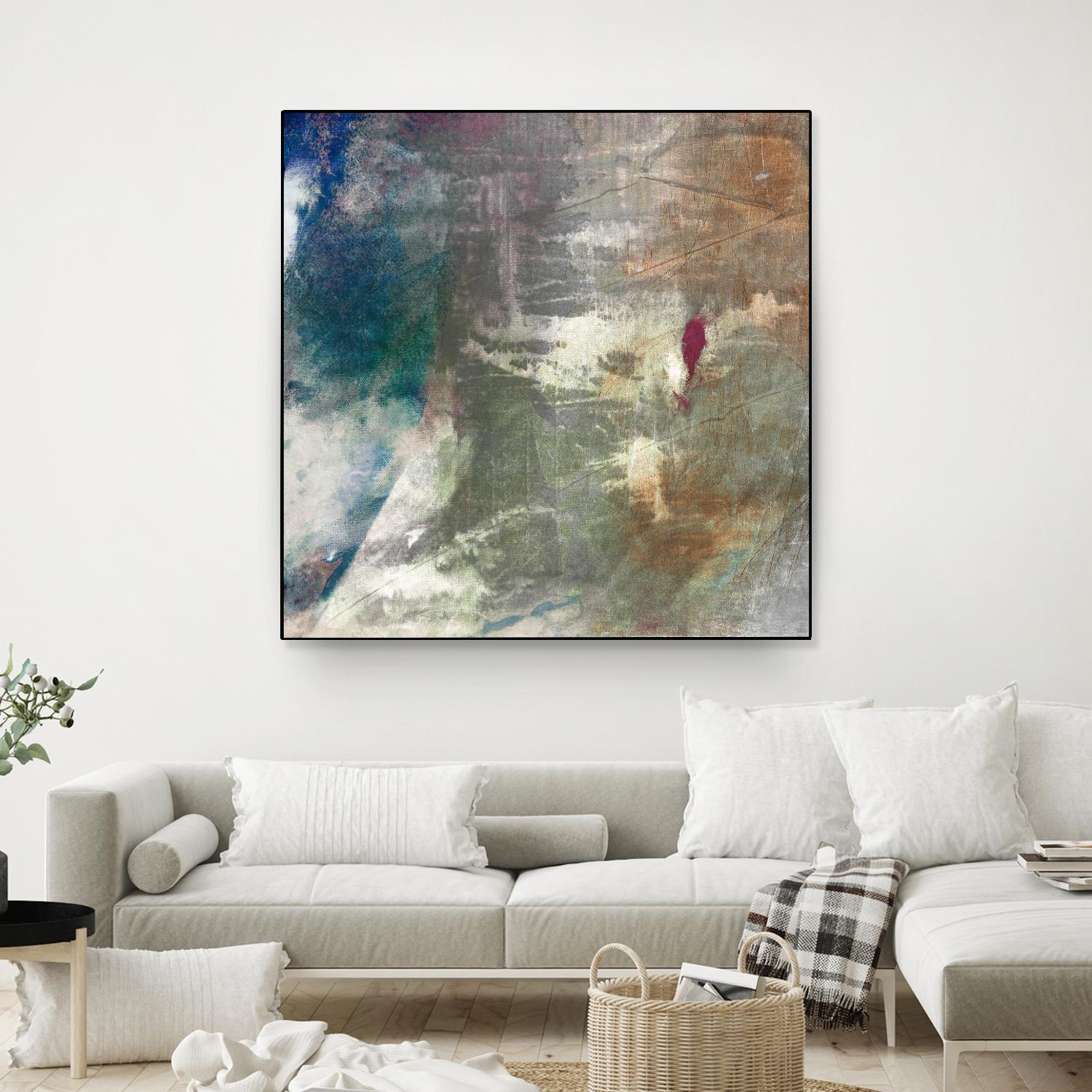 Mod Abstract I by Sisa Jasper on GIANT ART - blue abstract