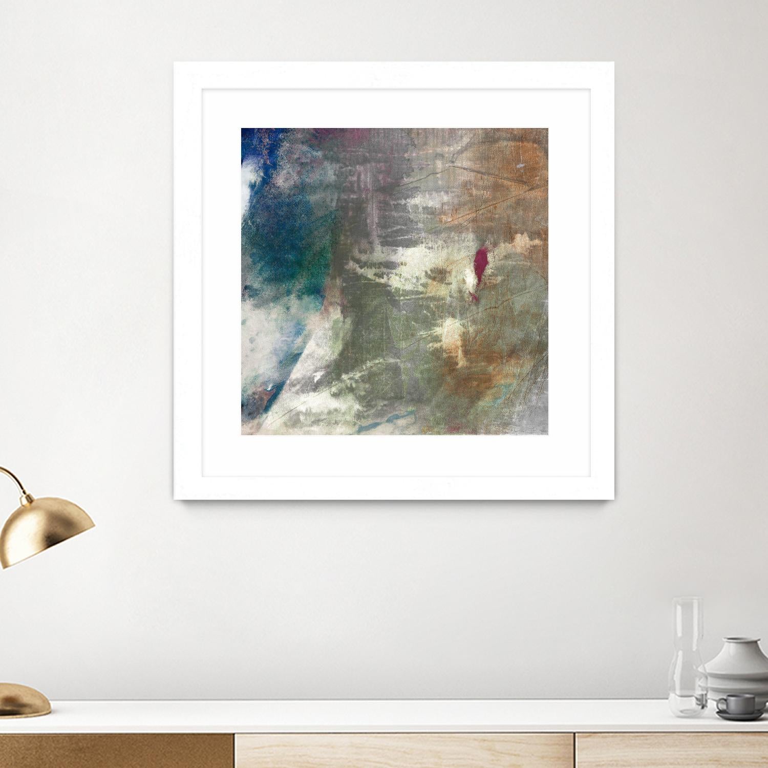 Mod Abstract I by Sisa Jasper on GIANT ART - blue abstract