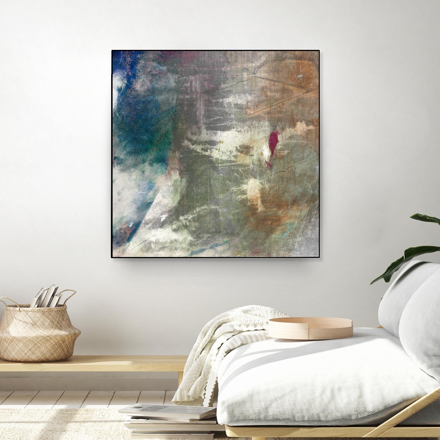 Mod Abstract I by Sisa Jasper on GIANT ART - blue abstract