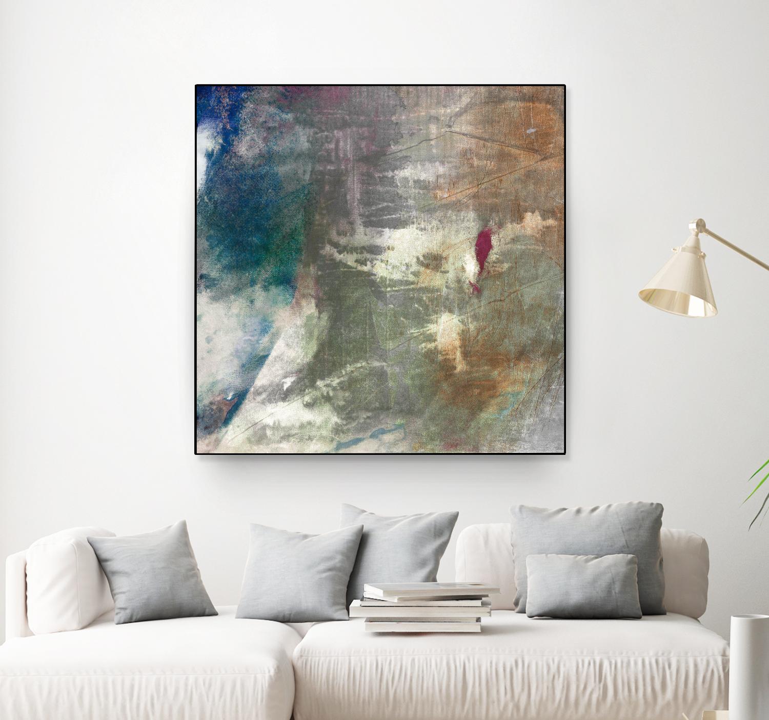 Mod Abstract I by Sisa Jasper on GIANT ART - blue abstract