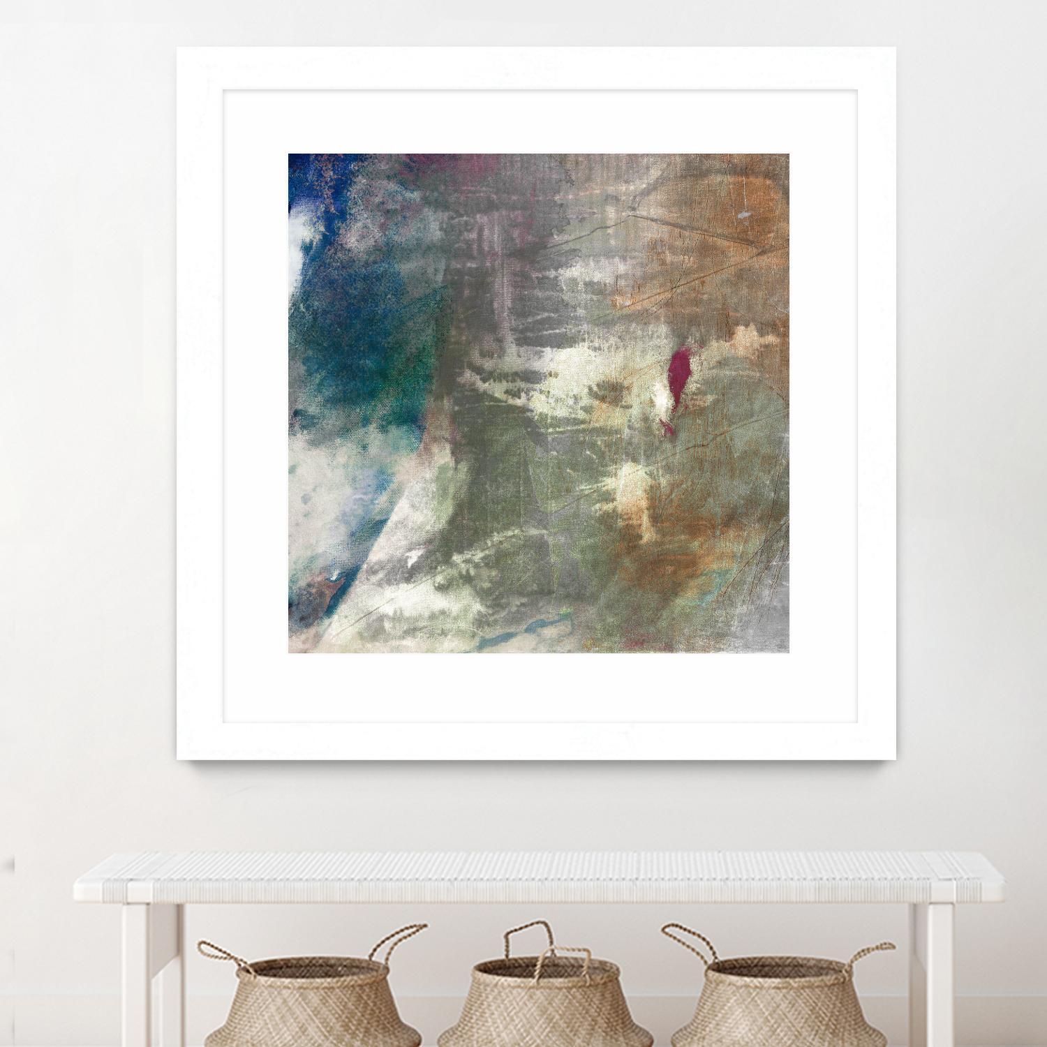 Mod Abstract I by Sisa Jasper on GIANT ART - blue abstract