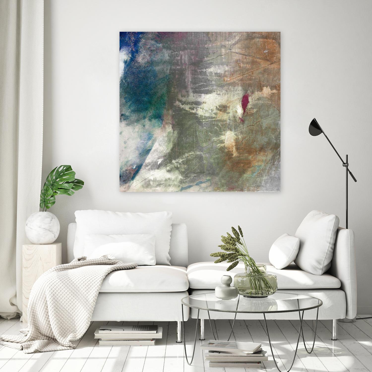 Mod Abstract I by Sisa Jasper on GIANT ART - blue abstract