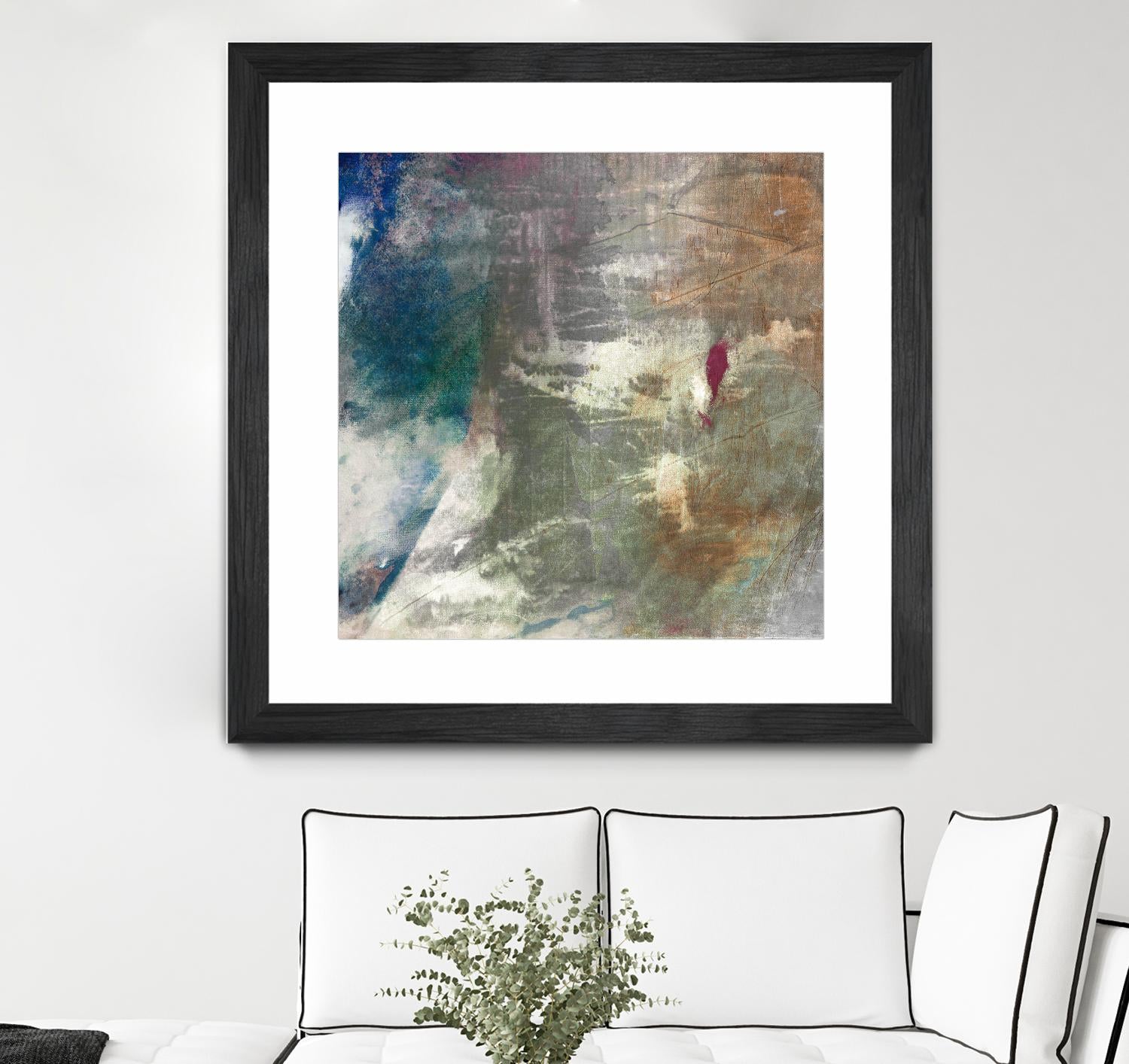 Mod Abstract I by Sisa Jasper on GIANT ART - blue abstract