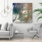 Mod Abstract I by Sisa Jasper on GIANT ART - blue abstract